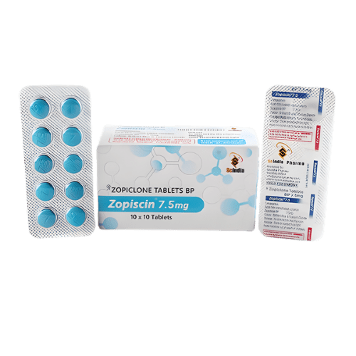 Zopiclone Zopiscin 7.5mg Blue